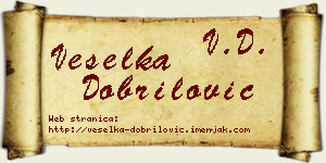 Veselka Dobrilović vizit kartica
